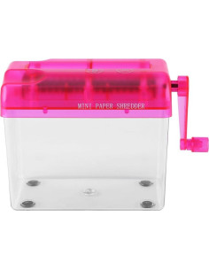 Cortador de Papel Manual Portátil Walfront A6 Rosa 16x9x14.5 cm 2