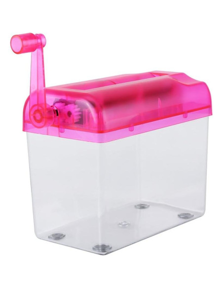 Cortador de Papel Manual Portátil Walfront A6 Rosa 16x9x14.5 cm