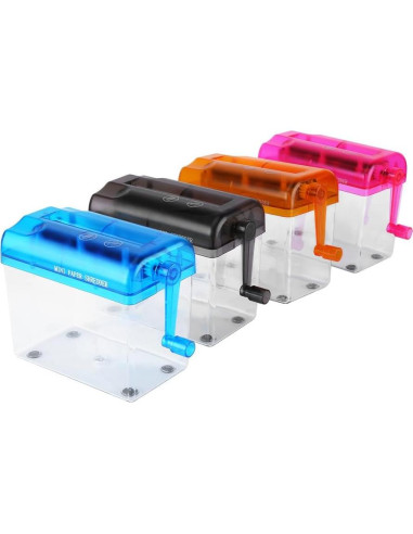 Cortador de Papel Manual Portátil Walfront A6 Rosa 16x9x14.5 cm