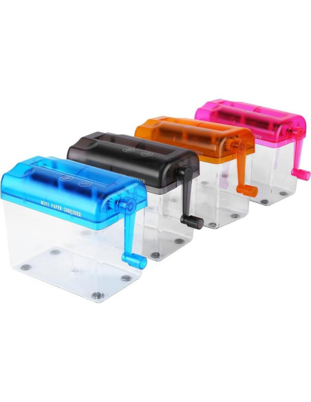 Cortador de Papel Manual Portátil Walfront A6 Rosa 16x9x14.5 cm