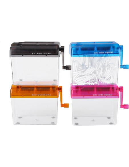 Cortador de Papel Manual Portátil Walfront A6 Rosa 16x9x14.5 cm