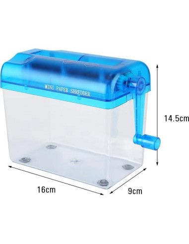 Cortador de Papel Manual Portátil Walfront A6 Rosa 16x9x14.5 cm