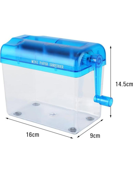 Cortador de Papel Manual Portátil Walfront A6 Rosa 16x9x14.5 cm