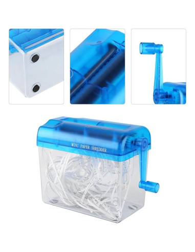 Cortador de Papel Manual Portátil Walfront A6 Rosa 16x9x14.5 cm