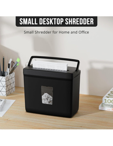 Destructora de papel Suntiko C503P-5, corte cruzado P-4, 5 hojas