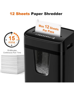 Trituradora de Papel Bonsaii C282A-12CC 12 Hojas P-4 2