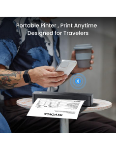 Impresora Térmica Portátil TATTMUSE A - Bluetooth, 300 DPI 2