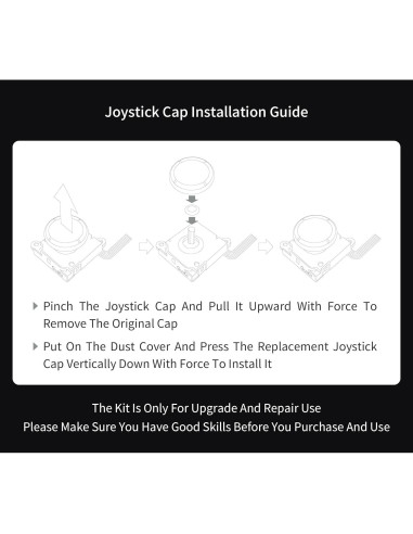 Joystick GuliKit TMR Anti-Deriva para Switch y Switch Lite