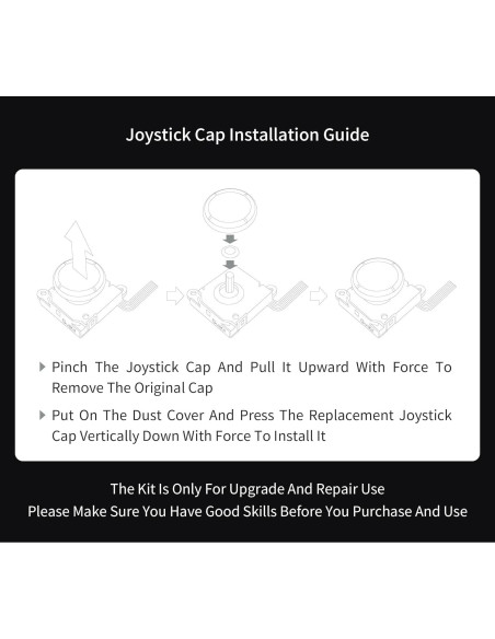 Joystick GuliKit TMR Anti-Deriva para Switch y Switch Lite