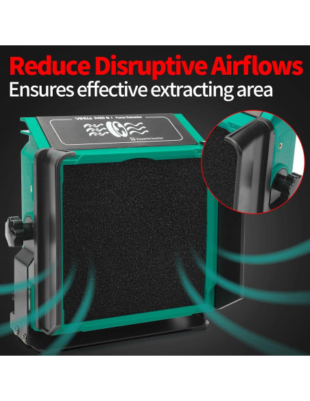 Extractor de Humo de Soldadura YIHUA 948DQ-I con 8 Filtros