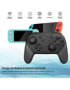 Controlador Pro Inalámbrico Gamekaws para Switch/Switch Lite 2