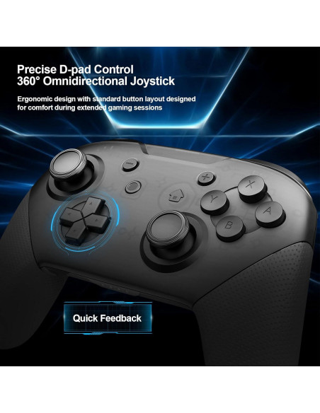 Controlador Pro Inalámbrico Gamekaws para Switch/Switch Lite