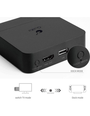 Estación de Acoplamiento GuliKit para Switch con HDMI 4K