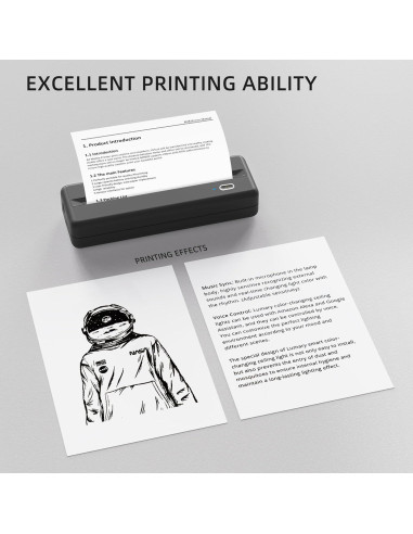 Impresora Inalámbrica Sin Tinta HPRT MT810 para Oficina y Viajes