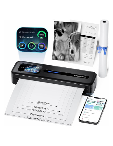 Impresora Portátil Phomemo M832D Térmica Bluetooth 300dpi