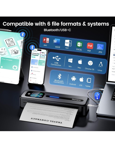 Impresora Portátil Phomemo M832D Térmica Bluetooth 300dpi