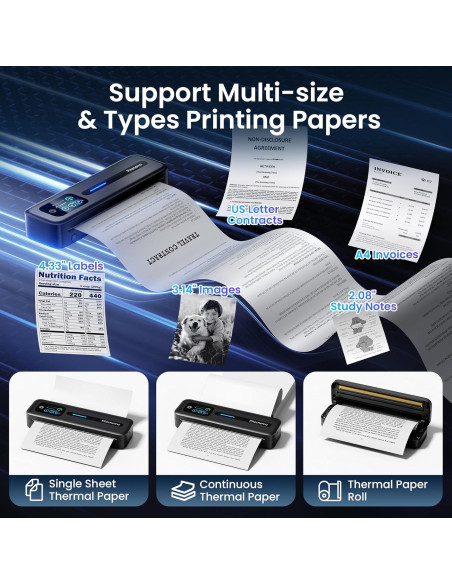 Impresora Portátil Phomemo M832D Térmica Bluetooth 300dpi