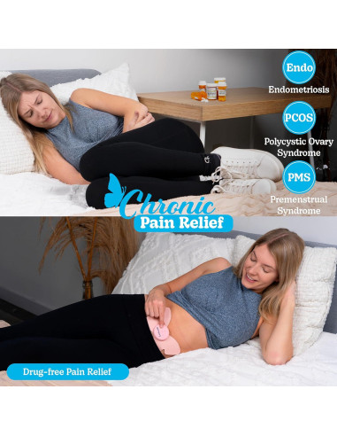 Masajeador de Calambres Menstruales Crampology Rosa TENS