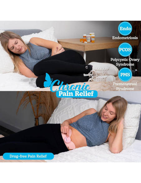 Masajeador de Calambres Menstruales Crampology Rosa TENS