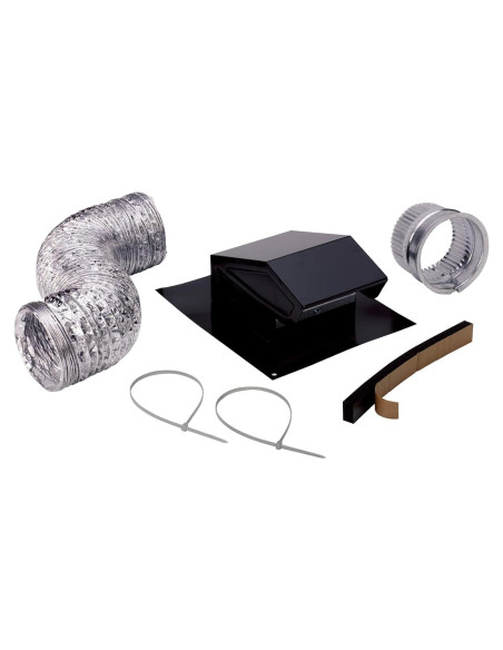 Kit de Ventilación de Techo Broan-NuTone RVK1A, Acero Negro
