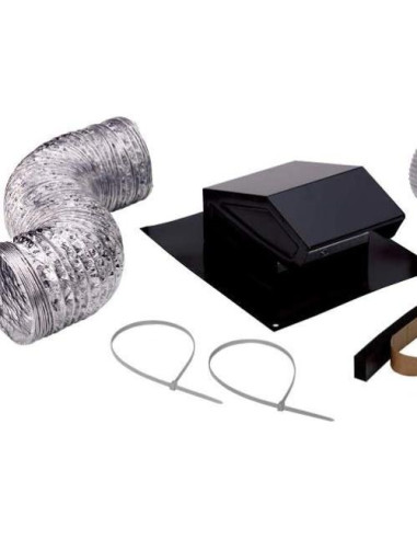 Kit de Ventilación de Techo Broan-NuTone RVK1A, Acero Negro