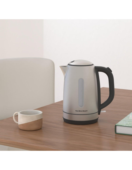 Hervidor Eléctrico Hamilton Beach 1.7L Acero Inoxidable LED