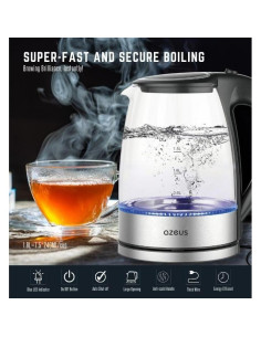 Hervidor Eléctrico Azeus CX-819 1.8L Acero Inoxidable - Apagado Automático 2