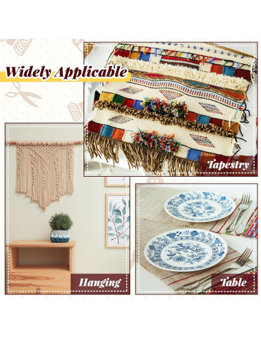 Kit de Tejido Pajean 24 Telar de Cartón 33x16.5 cm