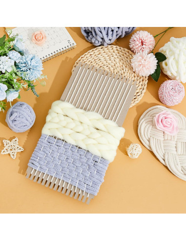 Kit de Tejido Pajean 24 Telar de Cartón 33x16.5 cm