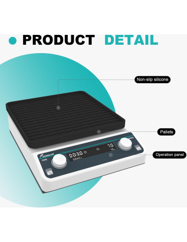 Mezclador Orbital Digital JOANLAB OS-20F 40-200RPM 2KG