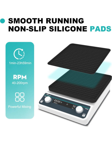 Mezclador Orbital Digital JOANLAB OS-20F 40-200RPM 2KG