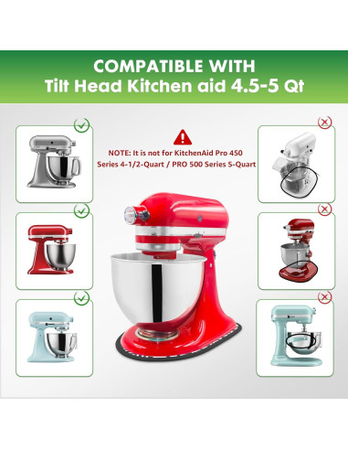 Alfombrilla deslizante Kitchen Aid Artisan 4.5-5 Qt - JAYOBGO