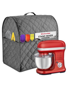 Cubierta para Batidora de Pie Zbeiur Gris 4.5-5 Cuartos