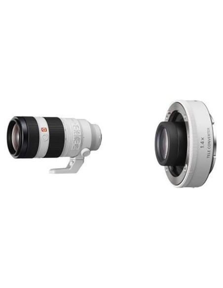 Lente Sony FE 100-400mm F4.5-5.6 GM OSS + Teleconvertidor 1.4x