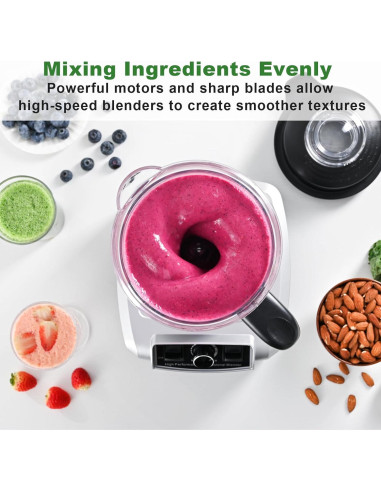 Licuadora Kitchen in the Box 2L 1500W Acero Inoxidable Libre BPA