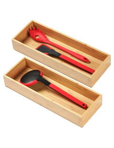 Organizador de Utensilios de Cocina Umilife - Juego de 2, 43x15x6.4cm