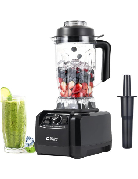 Licuadora Kitchen in the Box 2L 1500W Acero Inoxidable Libre BPA