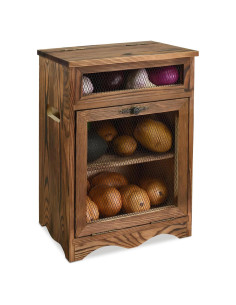 Caja de Almacenamiento de Madera Ikee Design 30x17.3x40.6 cm