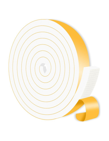 Burlete Insonorizante MIKONIYA 3.96m Caucho CR Blanco