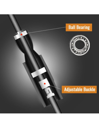 Cuerda de Saltar Ajustable FRCITRUS 2.99m PVC para Fitness