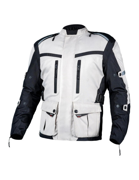Chaqueta de Moto WICKED STOCK Impermeable Hombre CE Nivel 2