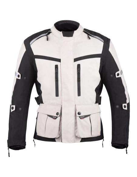 Chaqueta de Moto WICKED STOCK Impermeable Hombre CE Nivel 2