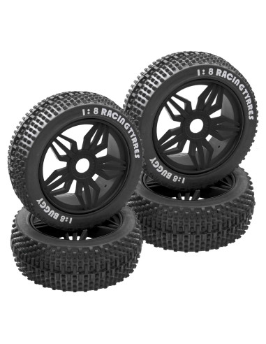 Neumáticos de Caucho 115mm ShareGoo para Buggy RC 1/8