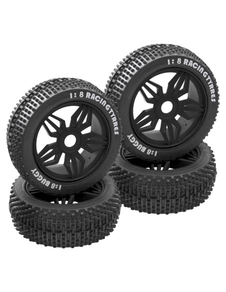 Neumáticos de Caucho 115mm ShareGoo para Buggy RC 1/8