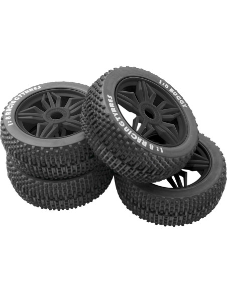 Neumáticos de Caucho 115mm ShareGoo para Buggy RC 1/8