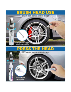 Bolígrafo de Pintura de Retoque UBOG 29.57 ml Plata 2