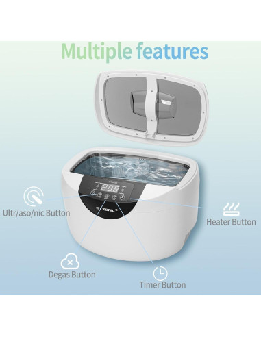 Limpiador Ultrasónico Profundo BUIFAC 2.5L para Joyería