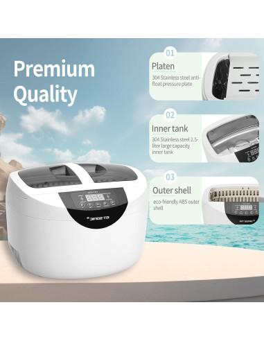 Limpiador Ultrasónico Profundo BUIFAC 2.5L para Joyería