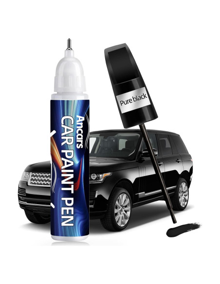 Pintura de Retoque Automotriz Ancars 11.8 ml Negra Brillante