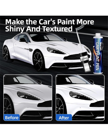 Pintura de Retoque Automotriz Ancars 11.8 ml Negra Brillante